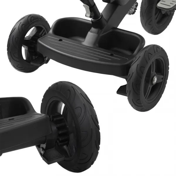 Trojkolka Kinderkraft Easytwist Platinum Grey Premium