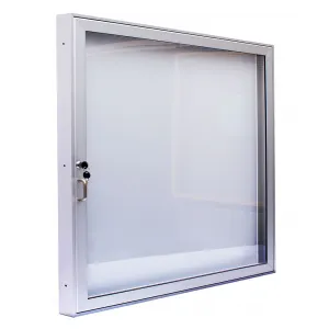 Obojstranná jednokrídlová vitrína DL120 - 24xA4 / A1000x940 mm