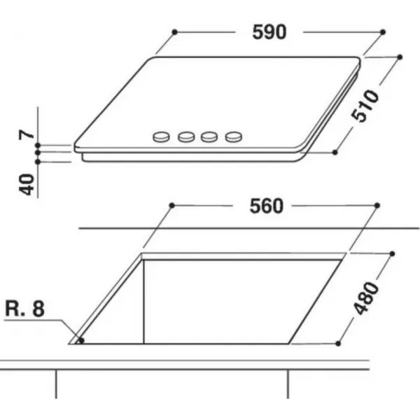 Whirlpool GMF 6412/IX