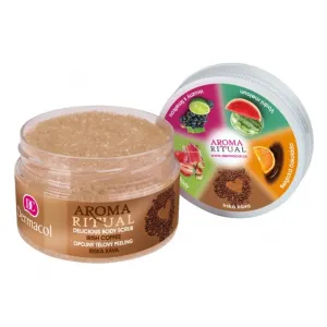 Dermacol Aroma Ritual Belgian Chocolate telový peeling 200 g
