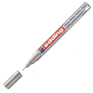 Lakový popisovač edding 780 strieborný