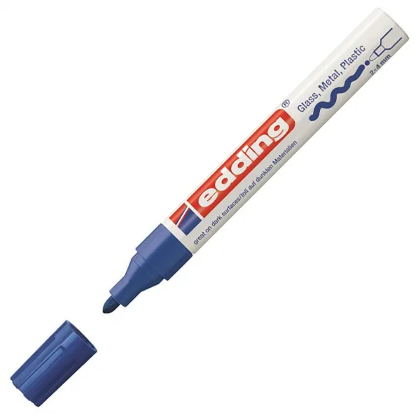Lakový popisovač edding 750 modrý