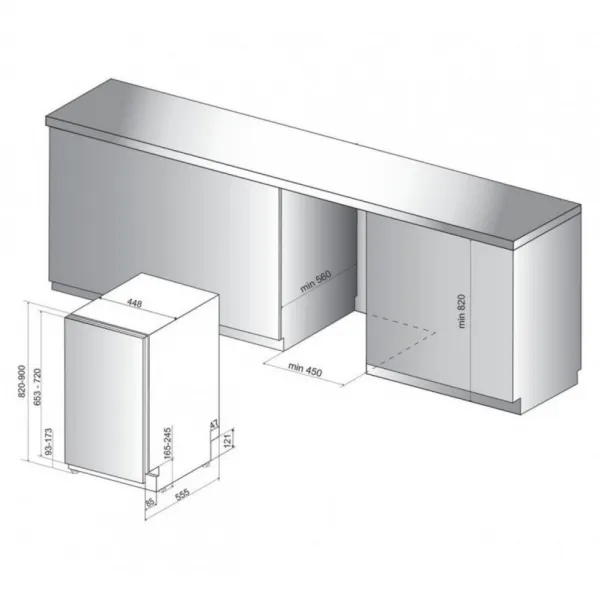 Whirlpool WSIO 3T125 6PE X