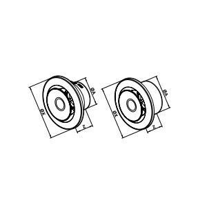 Prodmax | Anemostat fi75mm - nasávaci VAN75