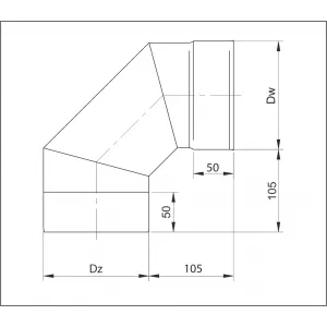 Prodmax | Koleno ø140/90° pevné, nerez NJ20/140