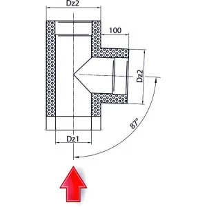 Prodmax | Ukončenie izolácie - dolné ø150/ø220 mm nerez NT16D/150/220