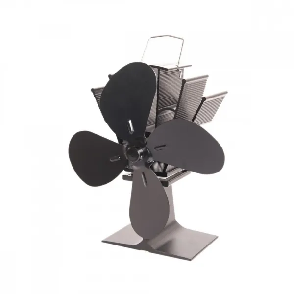 HS Flamingo | Ventilátor krbový štvorlopatkový čierny