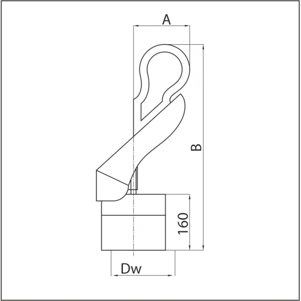Prodmax | Komínová hlavica ø200 mm nerez NH03/200