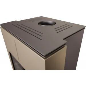 HS Flamingo AQUAFLAM VARIO SAPORO 11/5kW olivová - krbové kachle s teplovodným výmenníkom - HS Flamingo základná regulácia