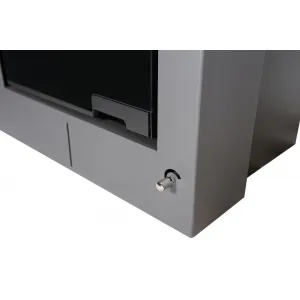 HS Flamingo AQUAFLAM VARIO SAPORO 11/7kW šedá - krbové kachle s teplovodným výmenníkom - HS Flamingo elektronická regulácia