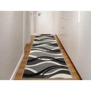 DECOREUM Koberec tmavo sivý T966A CRM Rozmery (v): šírka 70 cm