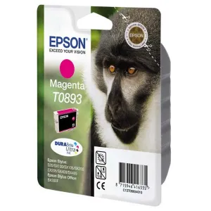 EPSON T0893 (C13T08934011), originálna cartridge, purpurová, 3,5ml, Pre tlačiareň: EPSON STYLUS S20, EPSON STYLUS SX100, EPSON STYLUS SX150, EPSON