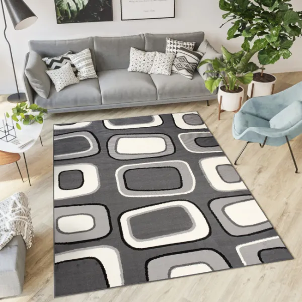Koberec CHEEAP T965A PP CRM tmavosivý