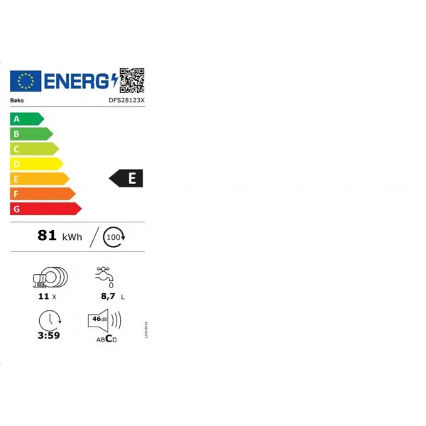 Beko DFS28123X