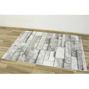 Koberec Felix 9250A lesklý sivý/krémový