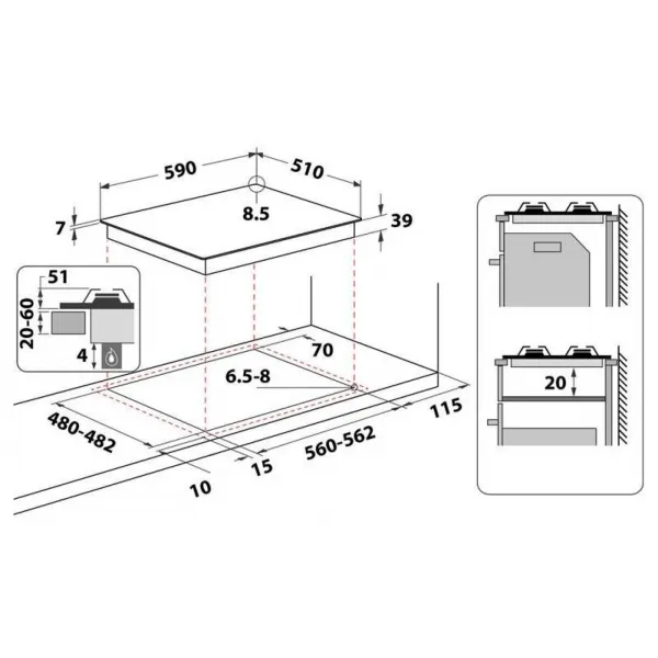 Whirlpool GMA6422/IX
