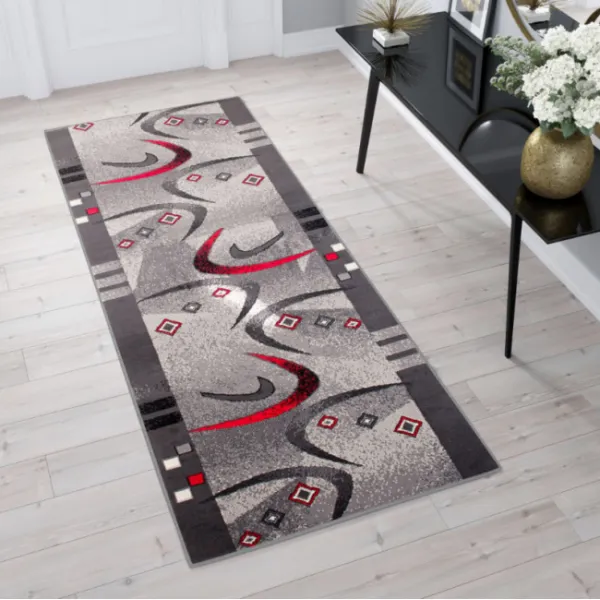DECOREUM Koberec tmavo sivý 4596A CRM Rozmery (v): šírka 70 cm