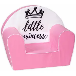 DECOREUM  Detské kresielko, pohovka LUX Little Princess, rúžové