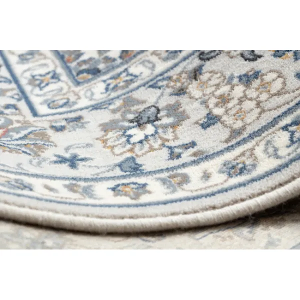 Koberec NAIN Ramka ornament 7335/51935 béžový / granátový