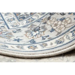 Koberec NAIN Ramka ornament 7335/51935 béžový / granátový