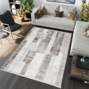 DizajnovývintagekoberecsgeometrickýmivzormivhnedýchodtieňochŠírka:120cm|Dĺžka:170cm56595_115404