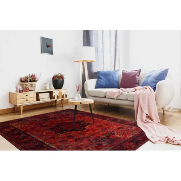 Koberec POLONIA Dukato - Ornament rubin