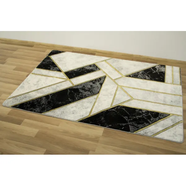 Koberec Diamond K4423G zlatý / sivý