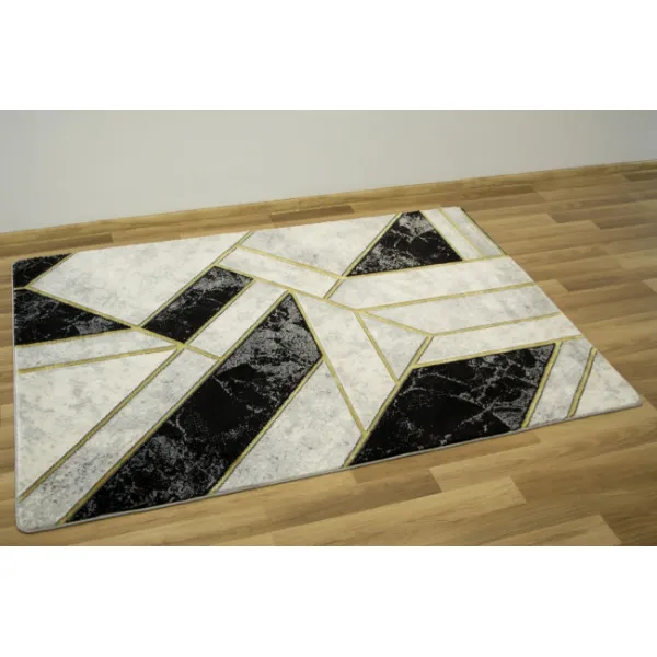 Koberec Diamond K4423G zlatý / sivý