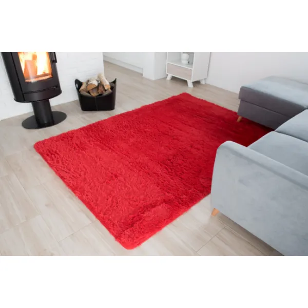 DECOREUM Koberec RED SILK červená Rozmery (v): 160x230