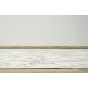 Šnúrkový koberec Stella D414A sivý / strieborný / krémový