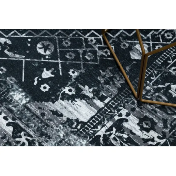 Koberec ANTIKA 117 ornament sivý / grafitový