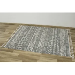Koberec Karof 2571A sivý / bielý