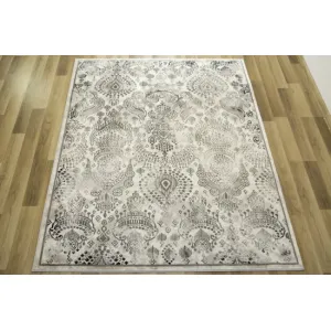Koberec Versage 2301A Ornament čierny / biely