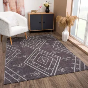 ModernýšedýkoberecsgeometrickýmvzoromŠírka:200cm|Dĺžka:290cm55156_107541