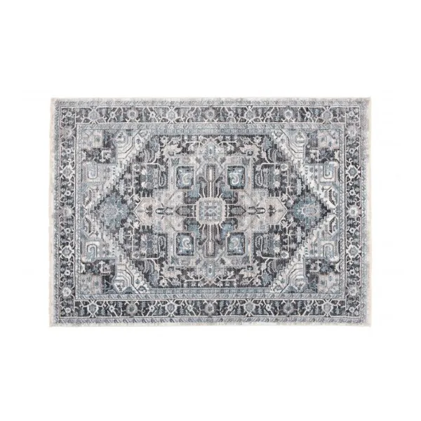 Koberec MYSTIC 3783A antracit / strieborný