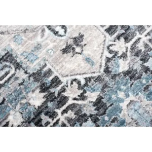 Koberec MYSTIC 3783A antracit / strieborný