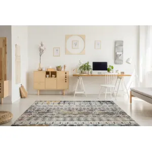 Koberec MUNDO E0591 boho, etnický outdoor béžový