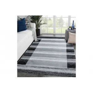 Koberec ARGENT -  W9557 Ramka, vintage, linie sivý