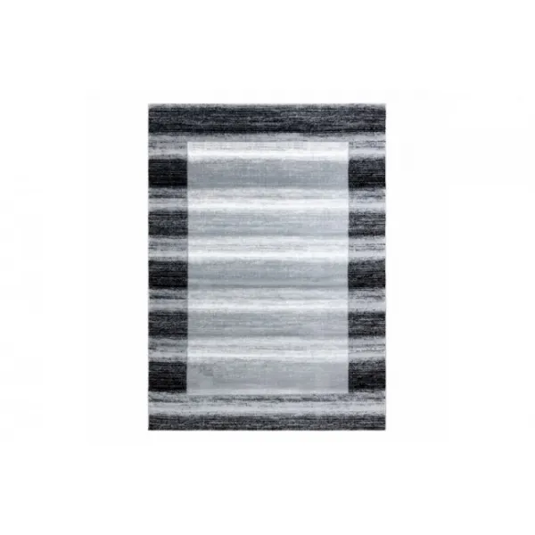 Koberec ARGENT -  W9557 Ramka, vintage, linie sivý