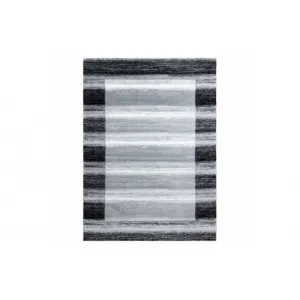 Koberec ARGENT -  W9557 Ramka, vintage, linie sivý