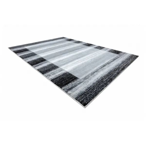 Koberec ARGENT -  W9557 Ramka, vintage, linie sivý