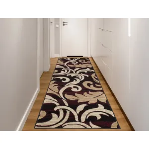 DECOREUM Koberec čierny  2715B BLX Rozmery (v): šírka 90 cm
