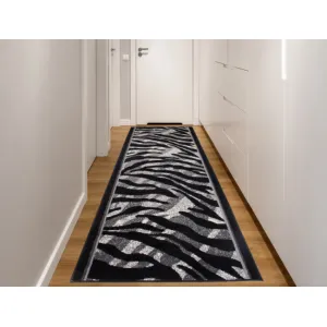 DECOREUM Koberec čierny  6601C CRM Rozmery (v): šírka 90 cm