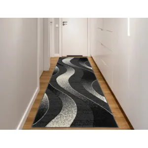 DECOREUM Koberec tmavo sivý K857A CRM Rozmery (v): šírka 90 cm