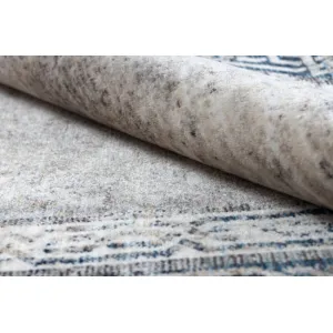 Koberec TINE 75425A vintage rám - sivý / granát