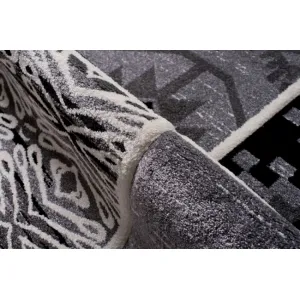 Koberec Sumatra H110A carving sivý