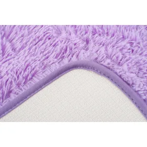 Sada kúpeľňových koberčekov SILK ARTS-61 2PC - fialový orgován