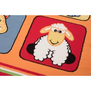 Koberec KINDER H059B oranžový CFV