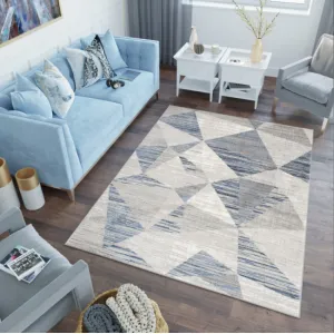 DECOREUM Koberec E455A ASTHANE sivá Rozmery (v): 160x220