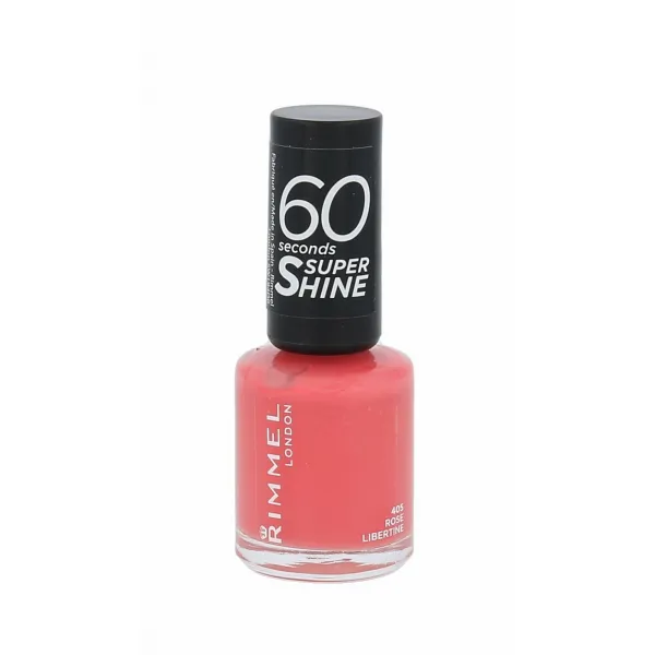 Rimmel 60 Seconds Super Shine lak na nechty odtieň 405 Rose Libertine 8 ml